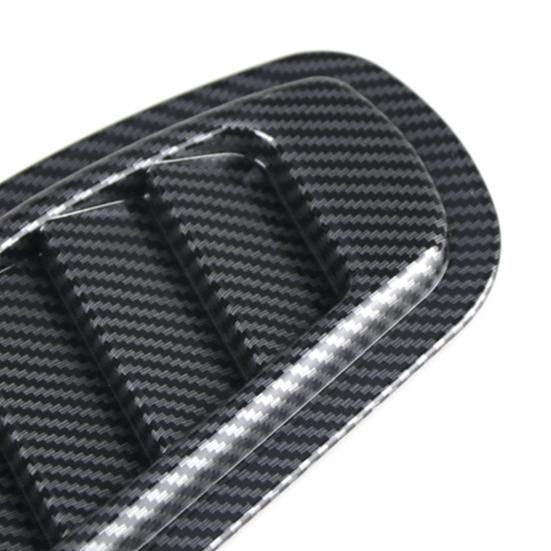 2 шт., универсальный капот с воздуховыпускным отверстием из АБС-пластика, защита от царапин, декоративная крышка вентиляционного капота для автомобиля