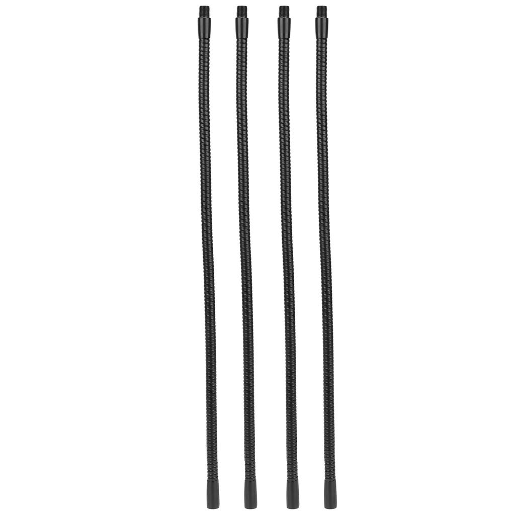 4 Pcs Gooseneck Lamp Hose Aluminium 10mm Caliber Flexible Table Desk Lamp Hose Lighting Fittings