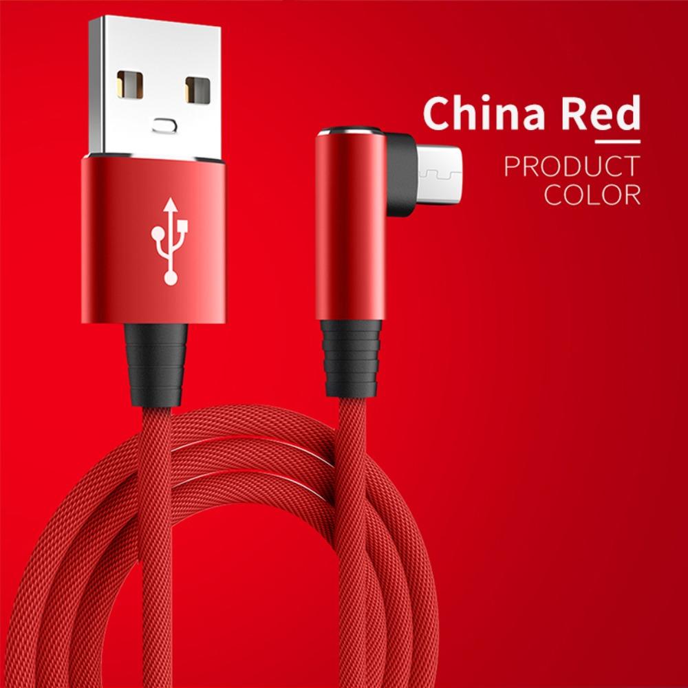 90 Degree Angle Type C Cable 5A USB C Charging Cable USB Type C Type C Charging Line  Smartphone