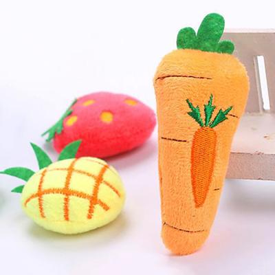 Игрушка для котят с кошачьей мятой, декоративная, удобная, фрукты, морковь, жевательные игрушки для котенка