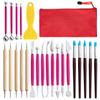 23x/Set Clay Sculpting Tool Set Pottery Modeling Clay Tools Set Clay Carving Tool Set for Modelings Sculpture Dotting
