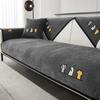 Soft Chenille Embroidery Four Season Universal Sofa Towel, L-shaped Sectional Anti-slip Sofa Cover for Living Room