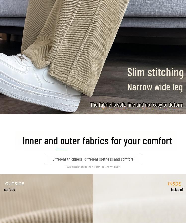 Женские широкие брюки-бананы с высокой талией и бархатной подкладкой для осени/зимы — облегающий крой, маленький размер