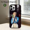 Singer D-David Bowie Phone Case For iPhone17,16,15,14,13,12,11 Plus,Pro Magnetic with Magsafe Wireless Charging