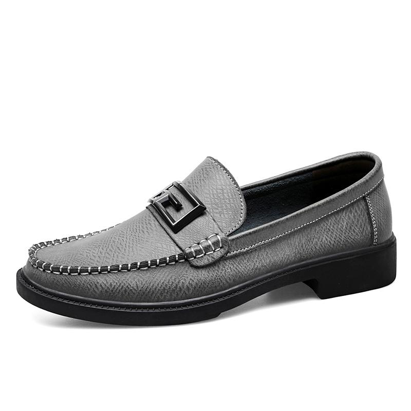 Fashion Male Walking Shoes Classic High Quality Loafers Men Genuine Leather Casual Shoes Soft Bottom Moccasins Non Slip Slip On Flats