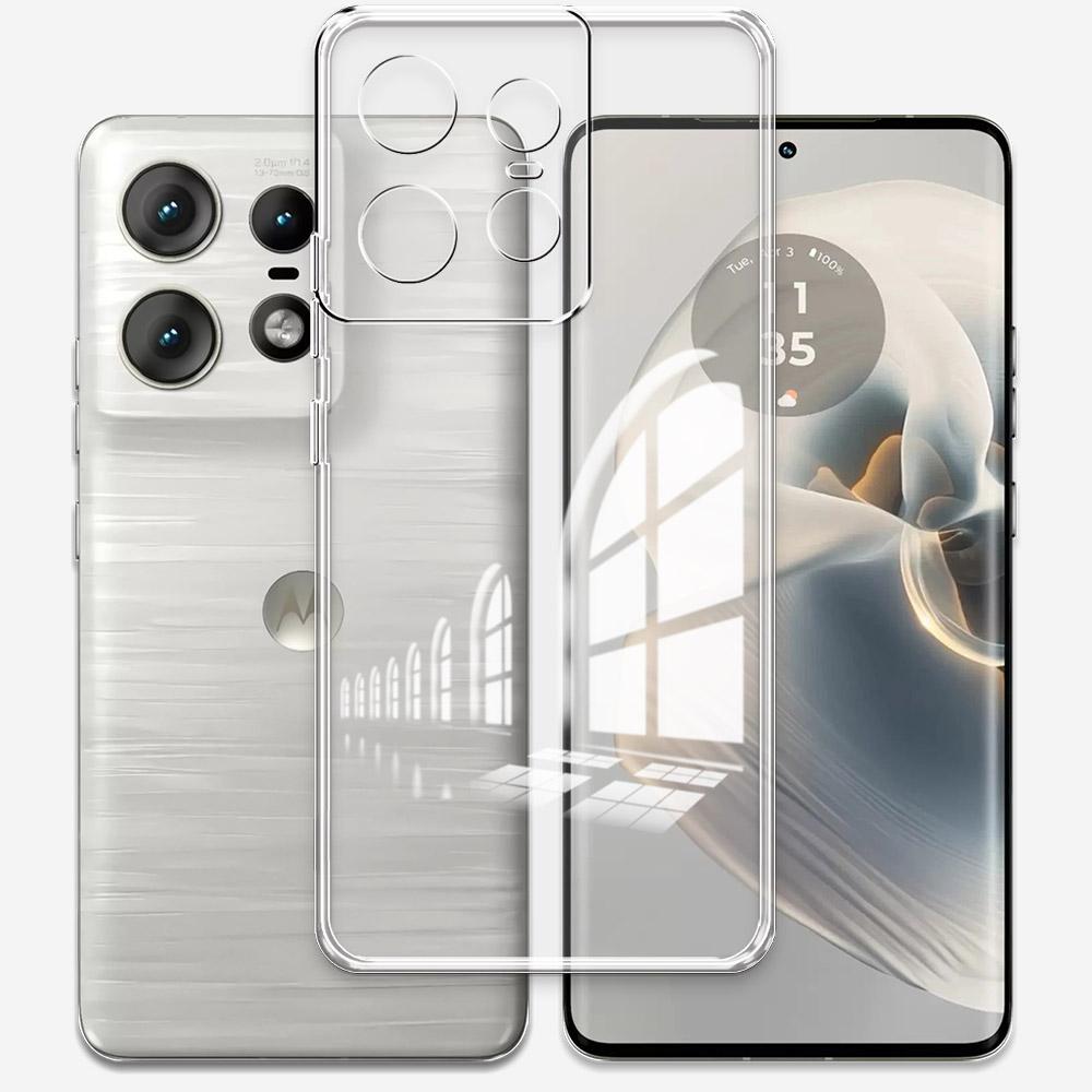 Чехол для Moto Edge 50 Pro, прозрачный силиконовый мягкий чехол для телефона Moto Edge50Pro, защитный чехол, чехол на Motorola Edge 50 Pro Funda
