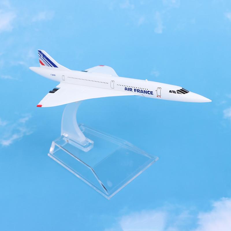 1:400 Concorde Air France Модель самолета Авиалайнер Сплав Литой под давлением Модель самолета Игрушки Коллекция Домашний декор Миниатюры