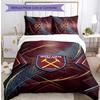 West Ham United Football Printed 3 Pieces Bedding Set, Comfortable Skin Friendly Bedroom Duvet Cover Set