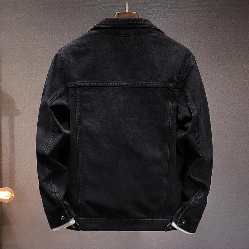 Men's Slim Fit Denim Jacket - Autumn/Winter Trend, European & American Style, Versatile Fashion Top