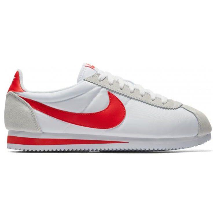 Nike Классические Cortez Нейлон Белый Хабанеро Красный 807472-101