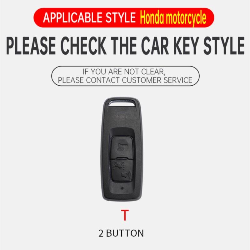 Zinc Alloy Car Key Case Full Cover Protector Shell For Honda PCX160 VISION SH350 160 PCX 125 Switch 150 ADV Wrench 350 2021 2022 LV4