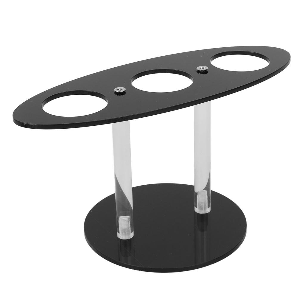 Ice Cream Cone Holder Stand Acrylic 3 Holes Hand Roll Sushi Display Stand for Party Wedding