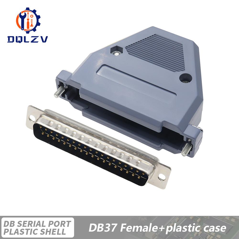 DB15 DB25 DB9 DB37 Параллельный Последовательный Порт Female/Male Паяный Разъем+Пластиковая Сборная Оболочка 37 9 15PIN VGA Адаптер
