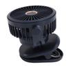 10000mAH USB Clip On Fan Rechargeable Miniature Table Fan Portable 360 Degree Rotate Cooling Fan for Bedroom Office