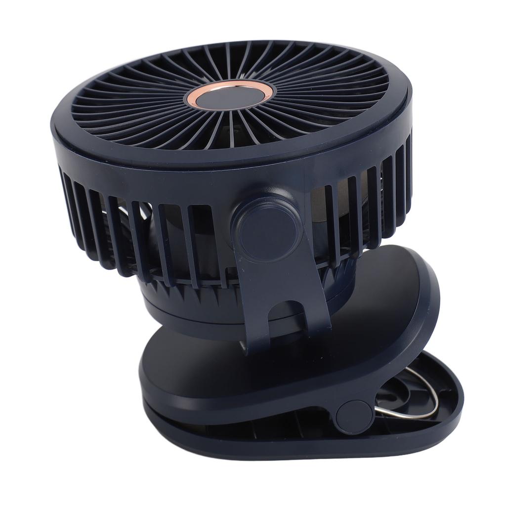 10000mAH USB Clip On Fan Rechargeable Miniature Table Fan Portable 360 Degree Rotate Cooling Fan for Bedroom Office