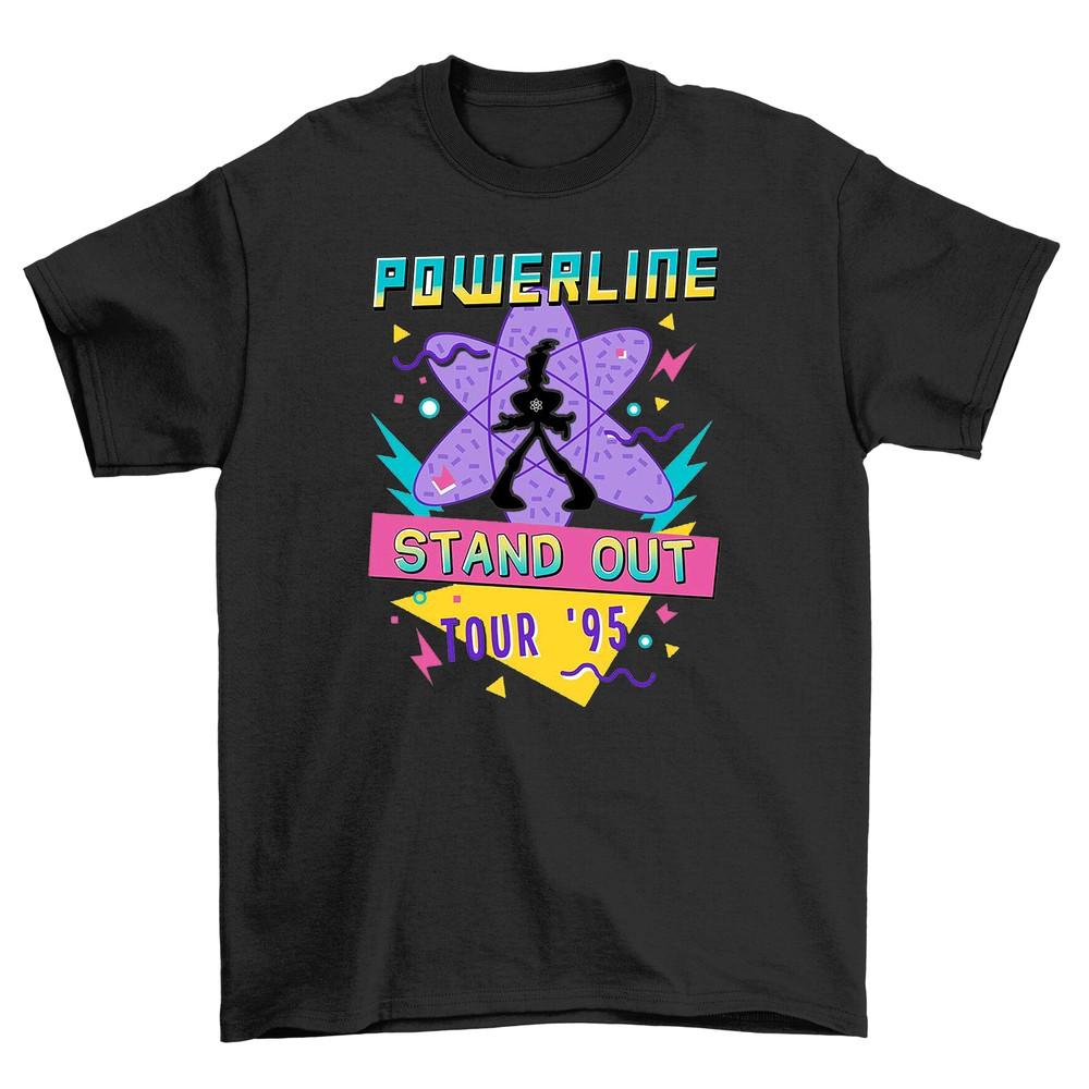 Футболка Tour 95 Stand Out - Ретро-вайб с дизайном Powerline Stand Out. Стенд O