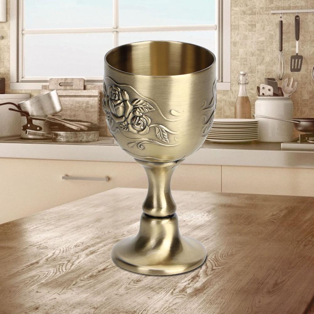 Brass Wine Goblet Metal Communion Cups Goblets & Chalices Metal Goblet Church Use