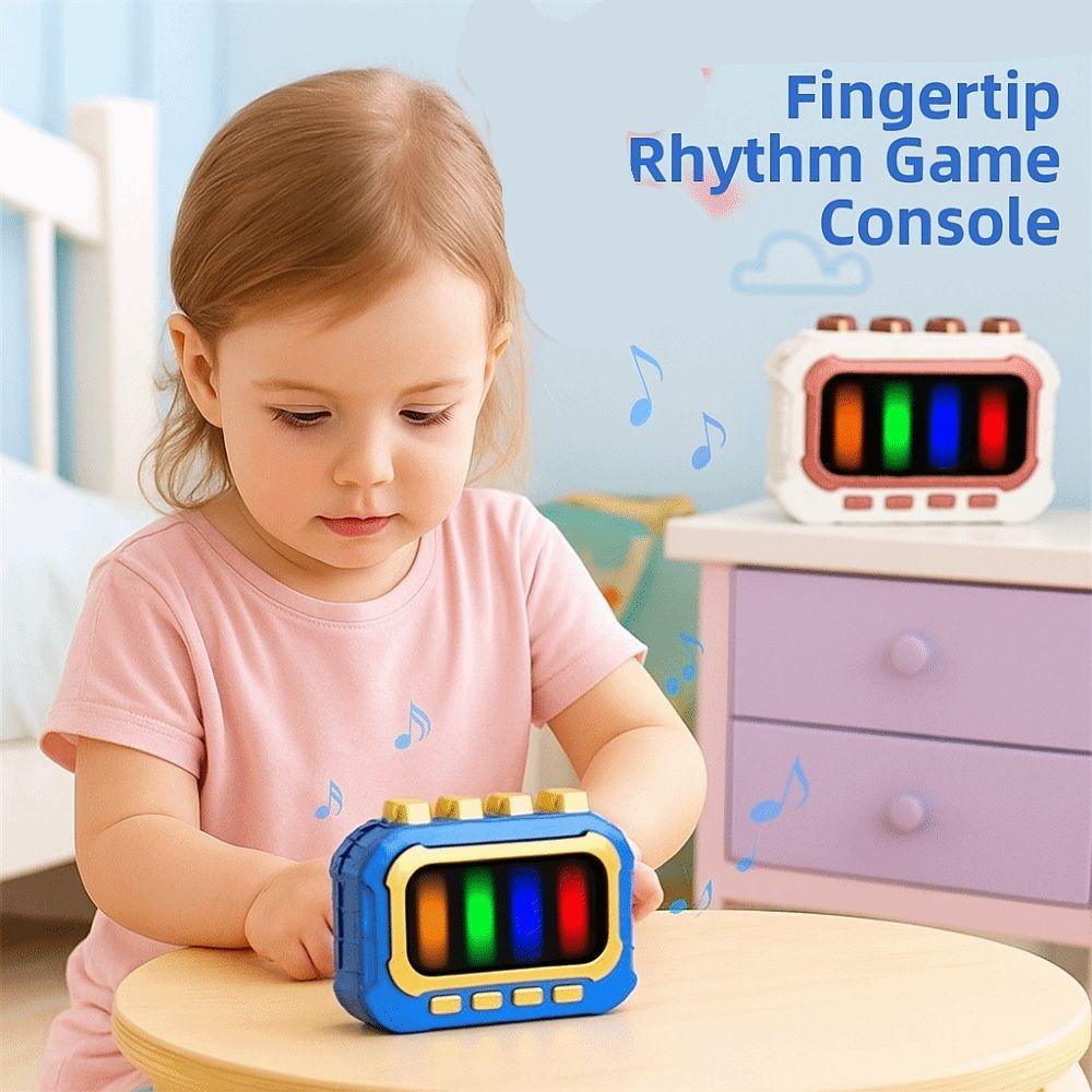 Electronic Kid Fingertip Fidget Toy Fast Press Puzzle Game Machine Music Rhythm Game Home Use