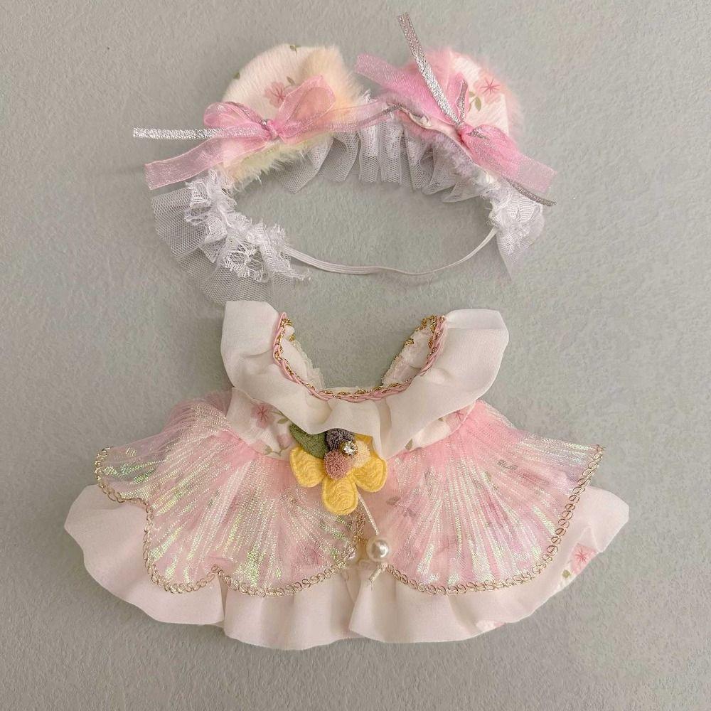 Аксессуары для кукол, разноцветная повязка для волос, игрушка на подтяжках, кепка, платье, костюм, хлопковая мягкая кукла