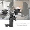 Dual Hot Shoes Flash Lamp Mount Holder Bracket For Camera Video Camcorder