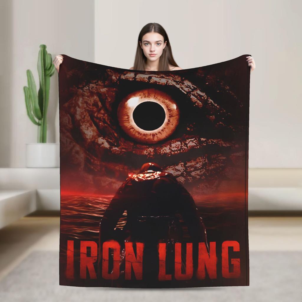 Iron Lung Markiplier Movie 2026 Blanket Multiple Sizes Cozy and Lightweight Throw Blankets for Couch Sofa and Bed