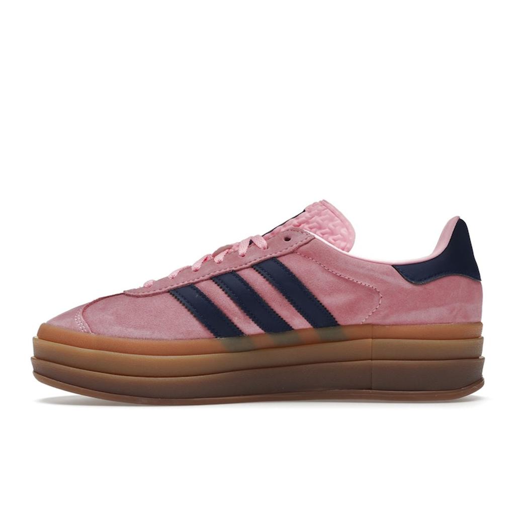 Adidas Gazelle Bold Pink Glow Gum Women Sneakers Victory-Blue H06122