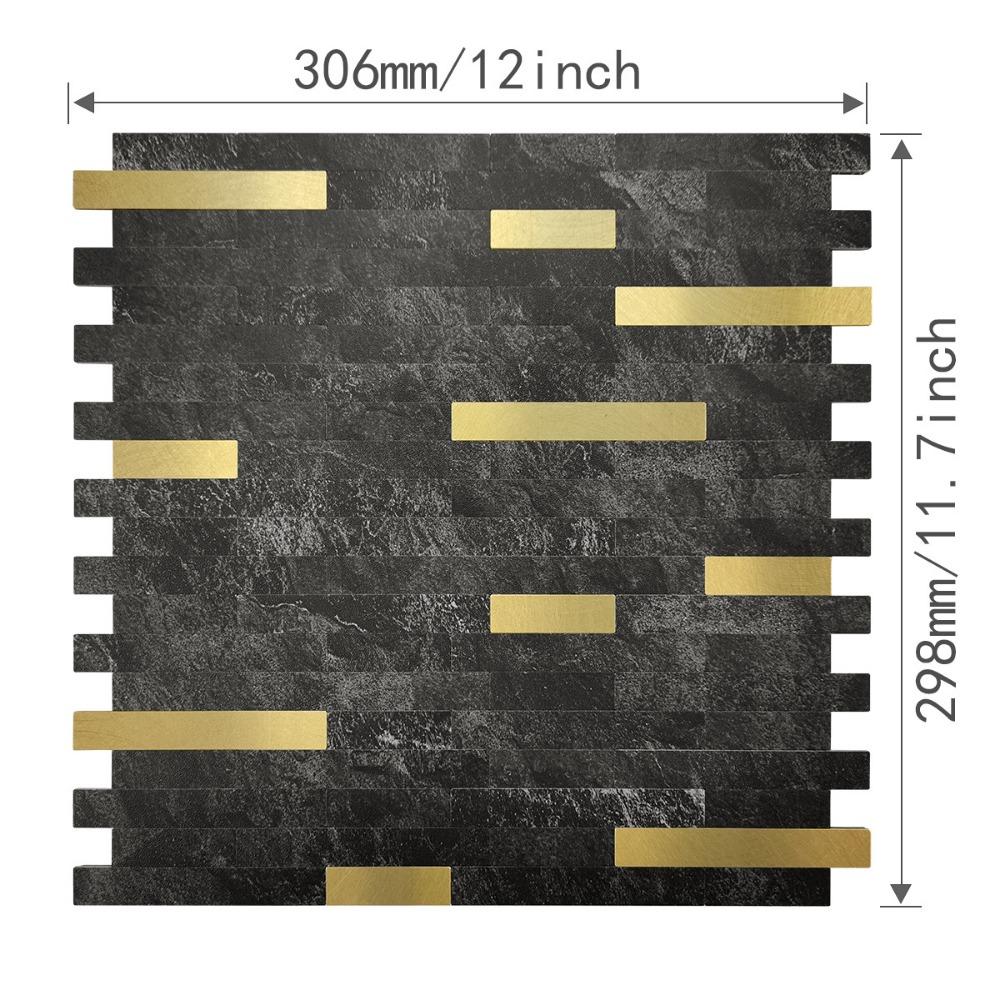 Waterproof 3d Tiles PVC Wall Panels New Marble Tile For Bedroom Living Room