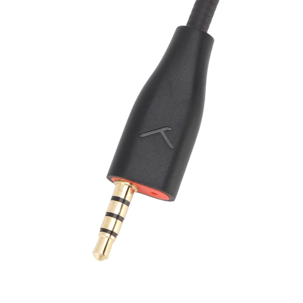 Plug and Play Gaming Headset Mic Gooseneck Hose Microphone for MMX100 MMX150 Live Streaming