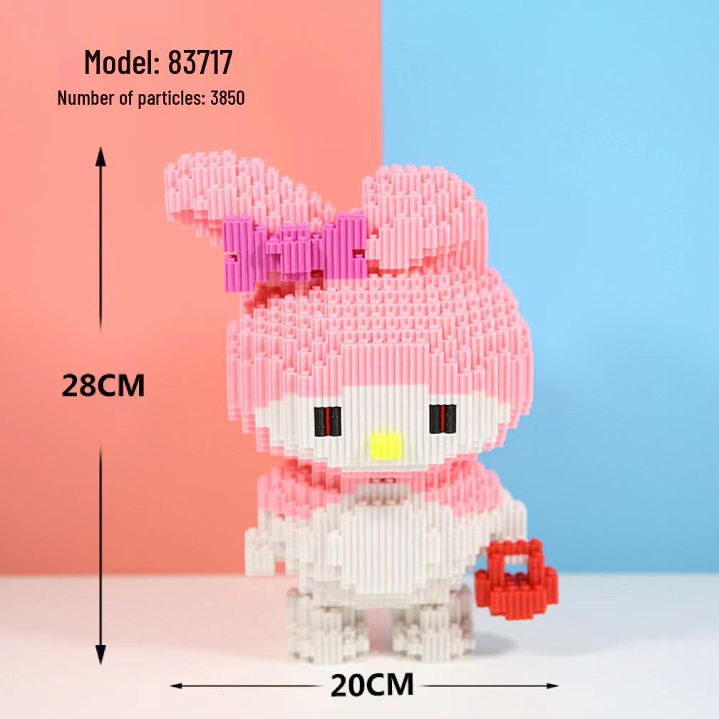 Совместимый Lego для девочек: Серия конструкторов «Злой Медведь» - Образовательные микро-конструкторы, соединяющиеся игрушки и подарки