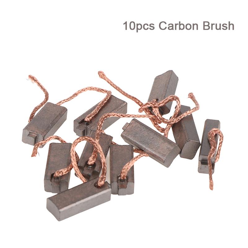 0pcs 5*7*19mm Electric Generator Carbon Brushes Car Alternator Power Tools Car Regulator Low Copper