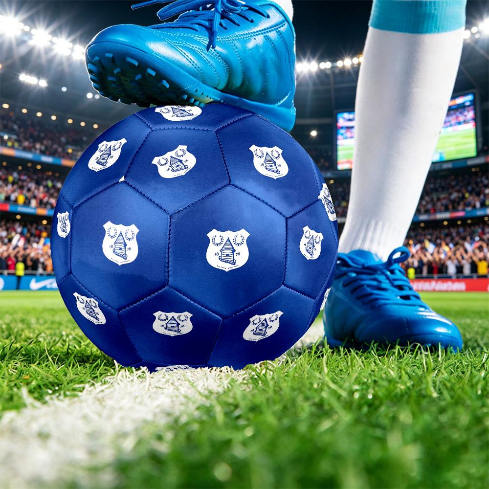 Футбольный мяч Everton Football, размер 5, с принтом, противоскользящий, для взрослых, сувенир для футбольных фанатов