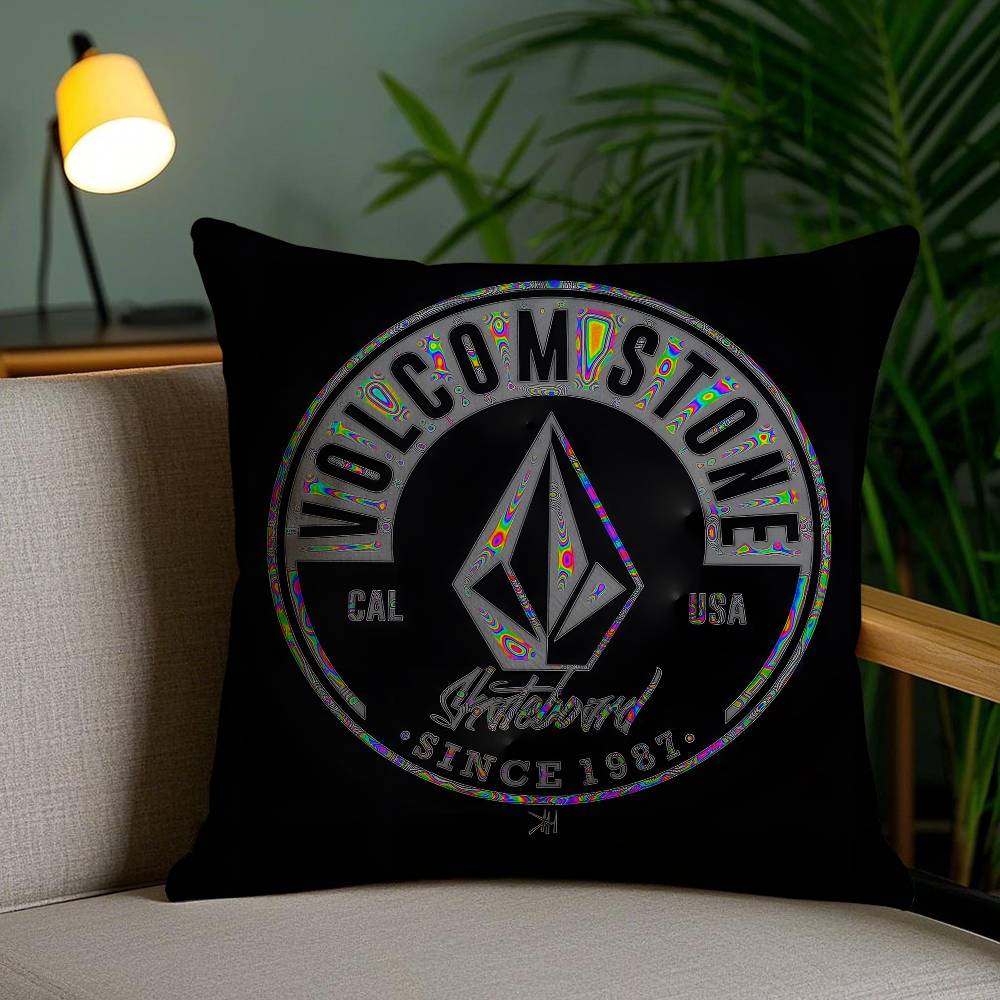 Экстремальные виды спорта Камень Volcom-V Наволочка Наволочка против пылевых клещей Невидимая молния Шелковистый короткий плюш Чехол для диванной подушки