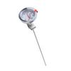 Food Probe Thermometer, 12 Inch   Highly Sensitive Stainless Steel Portable Kitchen Probe Thermometer with Clip for Food Mt Kettle