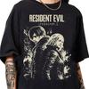 Винтажная футболка Resident Evil Requiem Игра Resident Evil 9 Унисекс Футболка