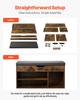 Entryway Shoe Bench, 805 x 305 x 445 mm Shoe Storage Organizer with Hidden Lift Top Storage Space, 300lbs Bench with Cushion Seat and 3 Cabinets for