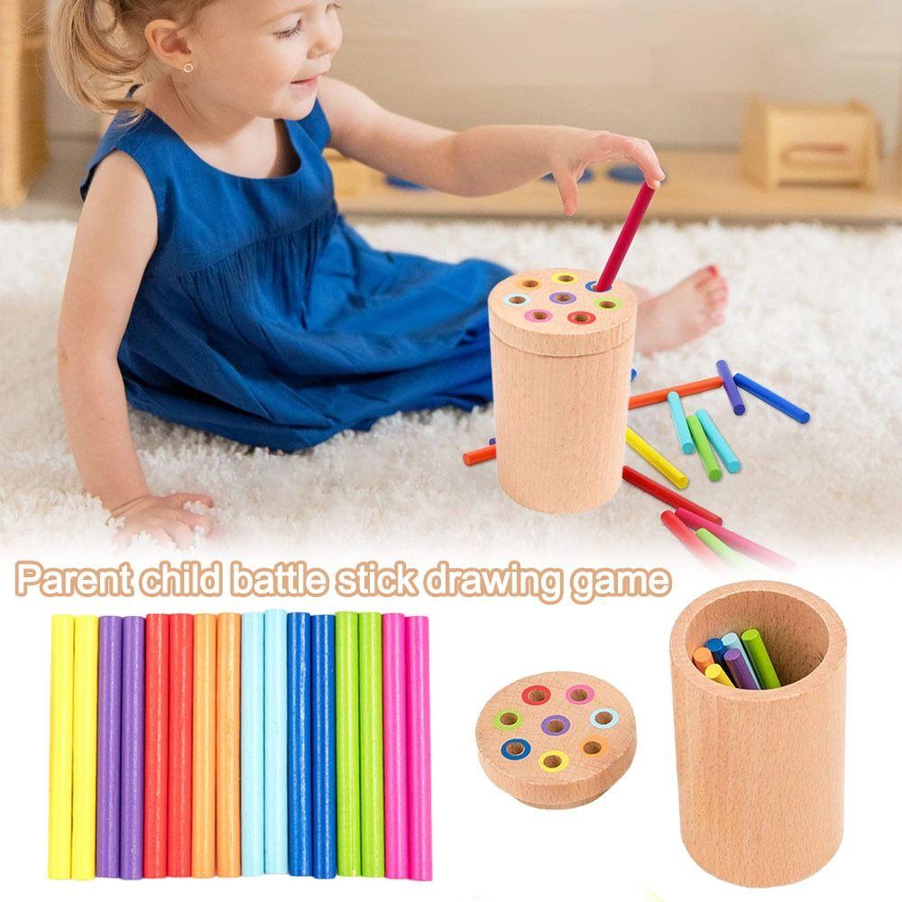 Shape Matching Montessori Toys Teaching Aid Wooden Learning Toys Color Sorting Toys  Toddlers