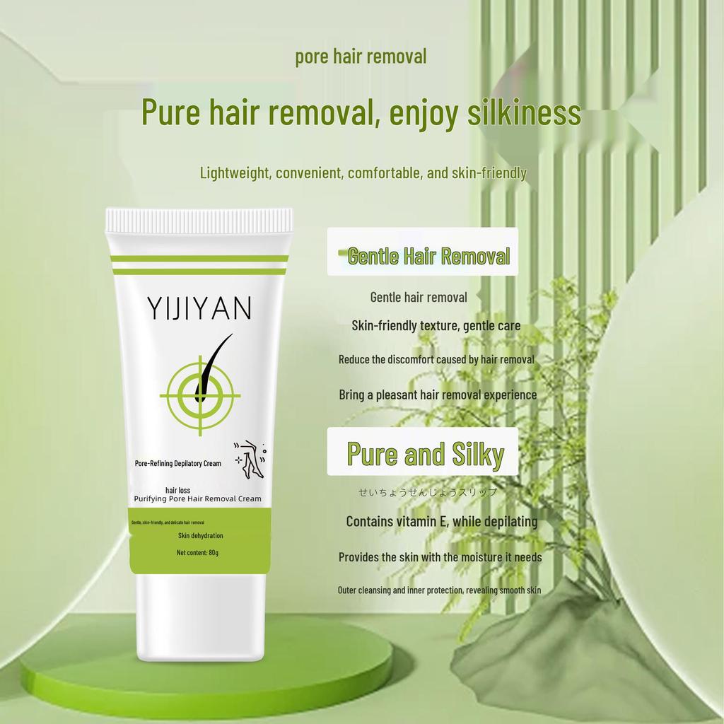 Medskin Clear Pores Hair Removal Cream for Women - Full Body Use, Underarms & Legs, Student-Friendly.