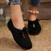 2024 Autumn Mesh Breathable Women's Flat Shoes Solid Simple Ballet Flats Female Casual Lace-up Walking Shoes for Women