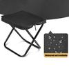 Mini Folding Stool with Carry Bag Portable Lightweight Heavy Duty Outdoor Camping Backpacking Beach Picnic Fishing Collapsible Chair Seat