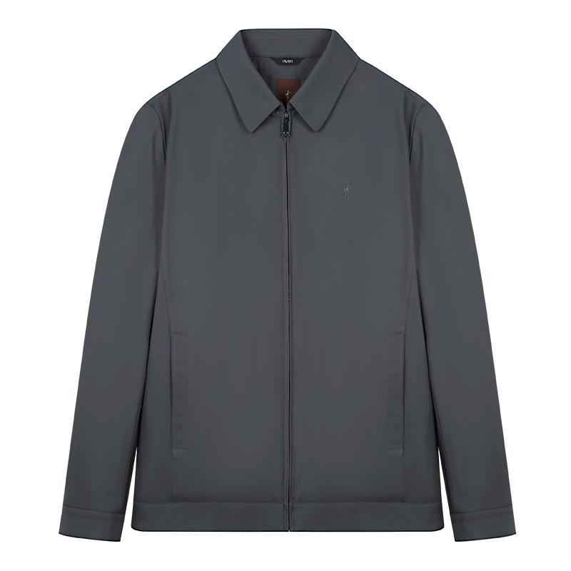 Office style casual collared cotton jacket 22246M0221