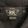 RRL 1 звезда Рубашка в стиле вестерн с длинным рукавом XXS Коричневая RALPH LAUREN Мужская Б/У