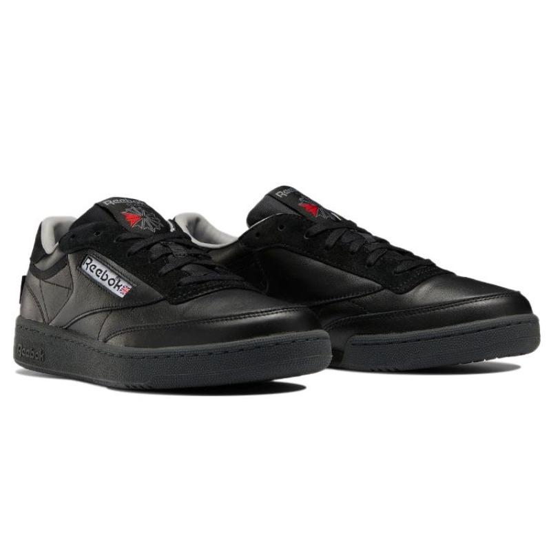Vainl Archive X Reebok Club C Серия Модные Повседневные Низкие Скейт-Кроссовки Унисекс Черный GW1070