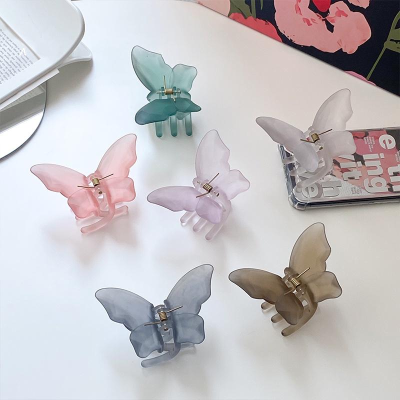 Ранняя весна, заколка для волос в стиле бабочки, матовое желе, привлекающая пчел и бабочек, заколка для ловли темперамента, заколка в виде акулы