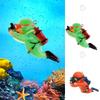 Aquarium Desktop Small Fish Tank Decoration Ornament Diver Floating Creative PVC Doll
