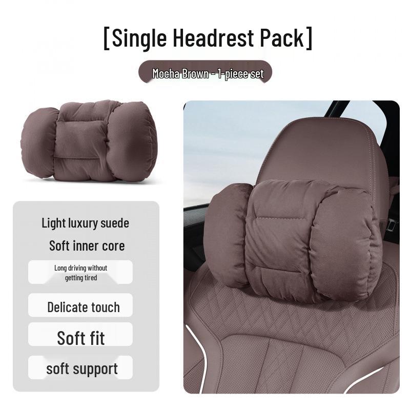 Honda Car Accessories: Flannel Headrests, Lumbar Supports & Neck Pillows for CRV, Fit, 11th Gen Civic & Accord.