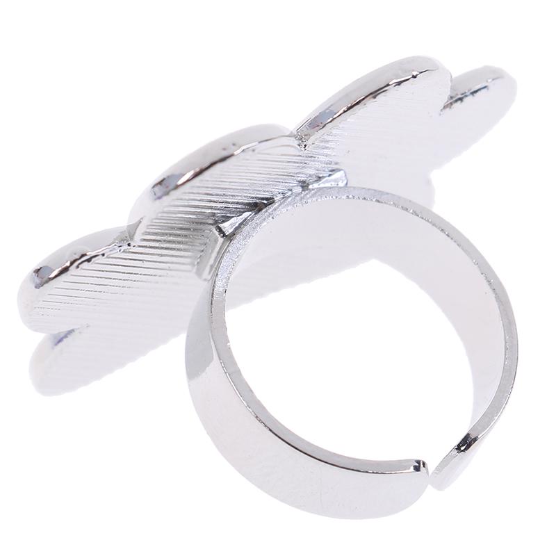 Nail Art Metal Finger Ring Palette Color Painting Pigment Holder Nail Art Tool