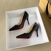 Designer Spring Autumn Shoes Patent Leather Women Heels Fashion Women Pumps Stiletto Heels Sexy Lady Shoes Red Sole Party Shoe