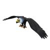 Simulated Eagle Model Play Toy Animal Bird Toy for Girls Kids Education Gift S gray