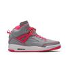 Air Spizike для школьников 'Wolf Grey Racer Pink' (унисекс) Детские баскетбольные кроссовки Wolf Grey / Racer Pink / White 535712 060