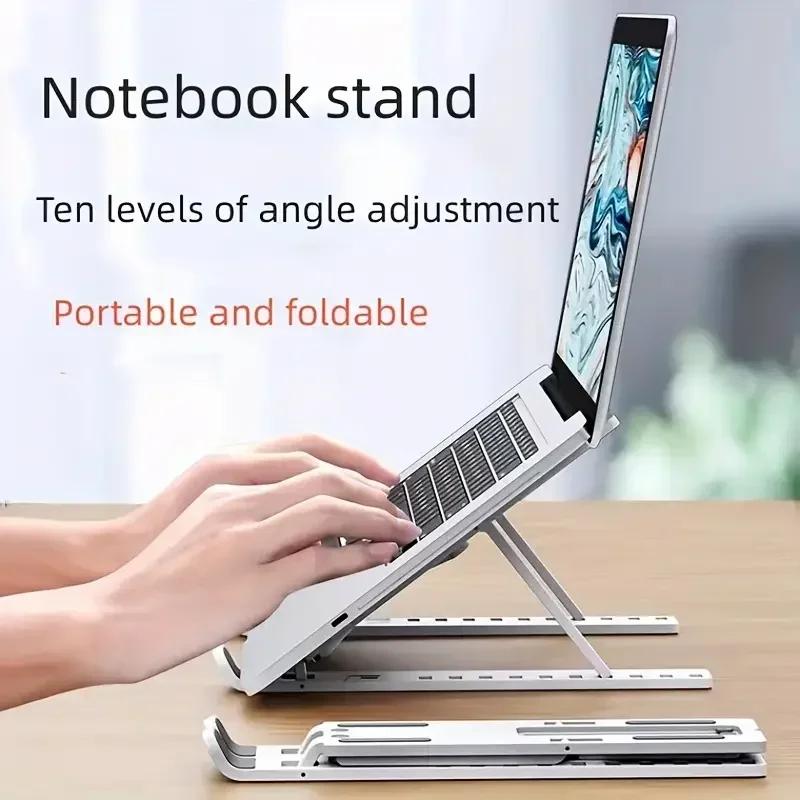 Portable Laptop Stand Aluminum Notebook Holder Foldable 10 To 15.6 Inches Laptop Bracket for Macbook Air Pro Xiaomi Accessories